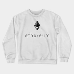 Ethereum Logo Black Crewneck Sweatshirt